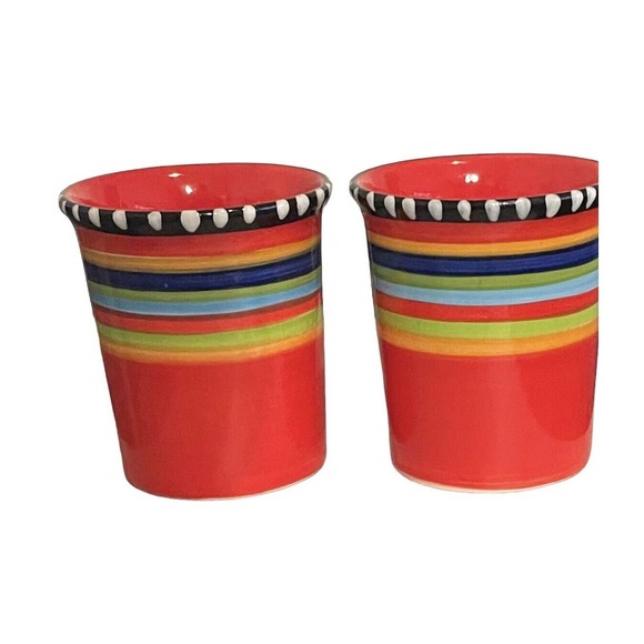 (2) Gibson Elite Pueblo Springs Coffee Mug Pueblo Springs Red Cup Large - Picture 6 of 10